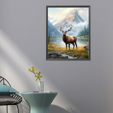 Load image into Gallery viewer, Forest Elk 40*50CM (canvas) Full Round Drill Diamond Painting
