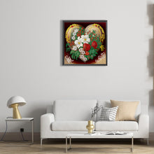 Load image into Gallery viewer, Love Flower Frame 30*30CM (canvas) Partial Special-Shaped Drill Diamond Painting
