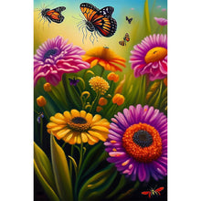 Load image into Gallery viewer, Flower Butterfly 40*60CM (canvas) Full Round Drill Diamond Painting
