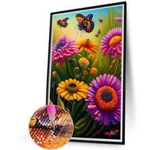 Load image into Gallery viewer, Flower Butterfly 40*60CM (canvas) Full Round Drill Diamond Painting
