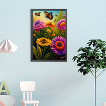 Load image into Gallery viewer, Flower Butterfly 40*60CM (canvas) Full Round Drill Diamond Painting
