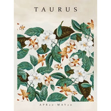 Load image into Gallery viewer, Taurus Flower 30*40CM (canvas) Full Round Drill Diamond Painting
