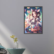 Load image into Gallery viewer, Lollipop Bunny Girl 40*60CM (canvas) Full Round AB Drill Diamond Painting
