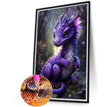 Load image into Gallery viewer, Purple Dragon 40*60CM (canvas) Full Round AB Drill Diamond Painting
