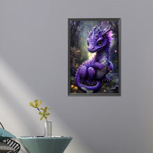 Load image into Gallery viewer, Purple Dragon 40*60CM (canvas) Full Round AB Drill Diamond Painting
