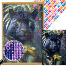 Load image into Gallery viewer, Black Panther 40*60CM (canvas) Full Round AB Drill Diamond Painting
