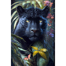 Load image into Gallery viewer, Black Panther 40*60CM (canvas) Full Round AB Drill Diamond Painting
