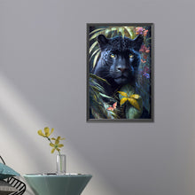 Load image into Gallery viewer, Black Panther 40*60CM (canvas) Full Round AB Drill Diamond Painting
