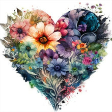 Load image into Gallery viewer, Love Flowers 30*30CM (canvas) Full Round Drill Diamond Painting
