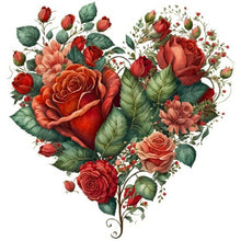 Load image into Gallery viewer, Love Flowers 30*30CM (canvas) Full Round Drill Diamond Painting
