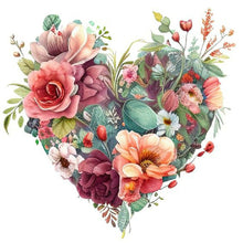 Load image into Gallery viewer, Love Flowers 30*30CM (canvas) Full Round Drill Diamond Painting
