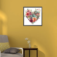 Load image into Gallery viewer, Love Flowers 30*30CM (canvas) Full Round Drill Diamond Painting
