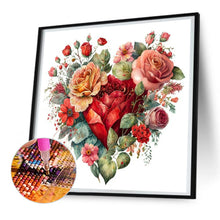 Load image into Gallery viewer, Love Flowers 30*30CM (canvas) Full Round Drill Diamond Painting
