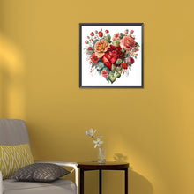 Load image into Gallery viewer, Love Flowers 30*30CM (canvas) Full Round Drill Diamond Painting
