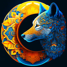 Load image into Gallery viewer, Crescent And Wolf 50*50CM (canvas) Full Round Drill Diamond Painting
