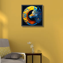 Load image into Gallery viewer, Crescent And Wolf 50*50CM (canvas) Full Round Drill Diamond Painting
