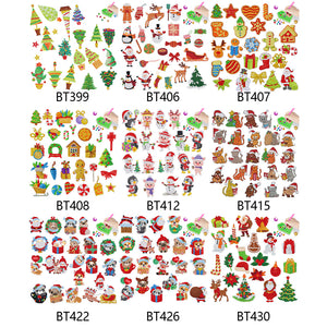 DIY Crystal Diamond Sticker Art Craft 9PCS Christmas for Kids Adult Gift Rewards