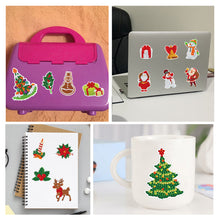 Load image into Gallery viewer, DIY Crystal Diamond Sticker Art Craft 9PCS Christmas for Kids Adult Gift Rewards
