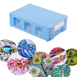 6PCS Diamond Embroidery Storage Box Multi Drawer Drawer Diamond Art Storage Case