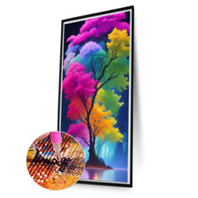 Load image into Gallery viewer, Color Tree 40*70CM (canvas) Full Round AB Drill Diamond Painting
