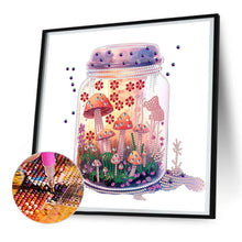 Load image into Gallery viewer, Glass Bottle Mushroom House 30*30CM (canvas) Partial Special-Shaped Drill Diamond Painting
