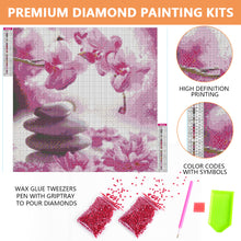 Load image into Gallery viewer, Flower Glass Painting 35*35CM (canvas) Full Square Drill Diamond Painting
