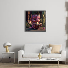 Load image into Gallery viewer, Reading Dragon 40*40CM (canvas) Full Round AB Drill Diamond Painting
