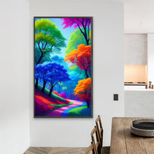 Load image into Gallery viewer, Color Tree 40*70CM (canvas) Full Round AB Drill Diamond Painting
