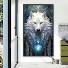 Load image into Gallery viewer, Ice Aurora Wolf 40*70CM (canvas) Full Round AB Drill Diamond Painting
