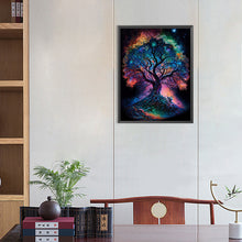 Load image into Gallery viewer, Sacred Tree 40*55CM (canvas) Full Round AB Drill Diamond Painting
