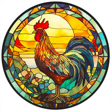 Load image into Gallery viewer, Glass Cock 40*40CM (canvas) Full Round Drill Diamond Painting
