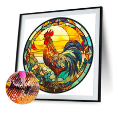 Load image into Gallery viewer, Glass Cock 40*40CM (canvas) Full Round Drill Diamond Painting
