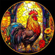 Load image into Gallery viewer, Glass Cock 40*40CM (canvas) Full Round Drill Diamond Painting
