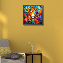 Load image into Gallery viewer, Glass Lion 40*40CM (canvas) Full Round Drill Diamond Painting
