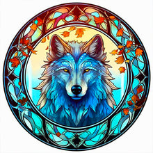 Load image into Gallery viewer, Glass Wolf 40*40CM (canvas) Full Round Drill Diamond Painting
