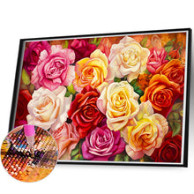 Load image into Gallery viewer, Rose Field 60*40CM (canvas) Full Round Drill Diamond Painting
