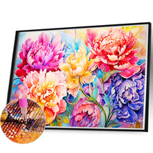 Load image into Gallery viewer, Peony Field 60*40CM (canvas) Full Round Drill Diamond Painting
