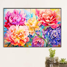 Load image into Gallery viewer, Peony Field 60*40CM (canvas) Full Round Drill Diamond Painting
