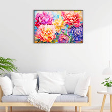 Load image into Gallery viewer, Peony Field 60*40CM (canvas) Full Round Drill Diamond Painting
