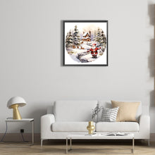 Load image into Gallery viewer, Santa In The Snow 30*30CM (canvas) Full Round Drill Diamond Painting
