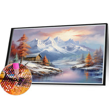 Load image into Gallery viewer, Snow Mountain 40*30CM (canvas) Full Round Drill Diamond Painting
