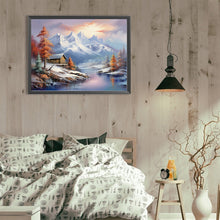 Load image into Gallery viewer, Snow Mountain 40*30CM (canvas) Full Round Drill Diamond Painting
