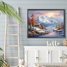 Load image into Gallery viewer, Snow Mountain 40*30CM (canvas) Full Round Drill Diamond Painting
