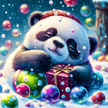 Load image into Gallery viewer, Panda Gift 40*40CM (canvas) Full Round Drill Diamond Painting
