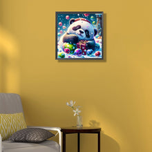 Load image into Gallery viewer, Panda Gift 40*40CM (canvas) Full Round Drill Diamond Painting
