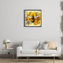 Load image into Gallery viewer, Bee 40*40CM (canvas) Full Round Drill Diamond Painting
