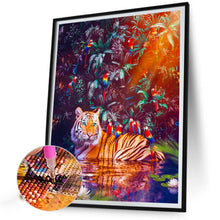 Load image into Gallery viewer, Tigers And Parrots 40*50CM (canvas) Full Round Drill Diamond Painting
