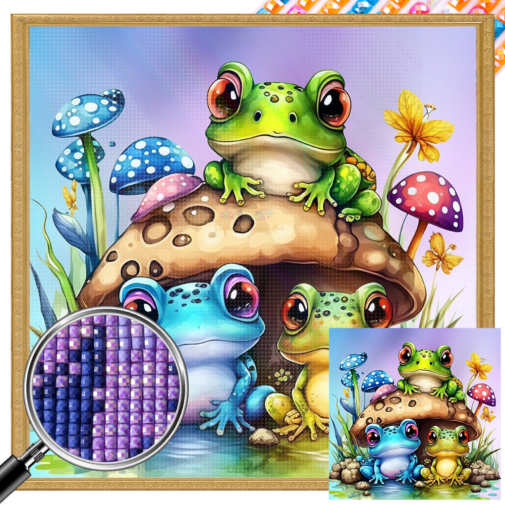 Frog 40*40CM (canvas) Full Square AB Drill Diamond Painting