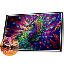 Load image into Gallery viewer, Peacock 40*30CM (canvas) Full Square AB Drill Diamond Painting
