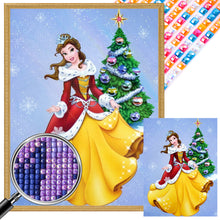 Load image into Gallery viewer, Princess Belle 30*40CM (canvas) Full Square AB Drill Diamond Painting
